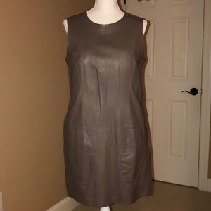 NWT• Vince Soft Leather Dress